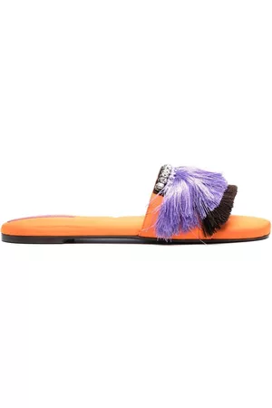 La DoubleJ Sandalias con detalle flecos