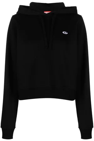 Diesel Sudadera con capucha y parche del logo
