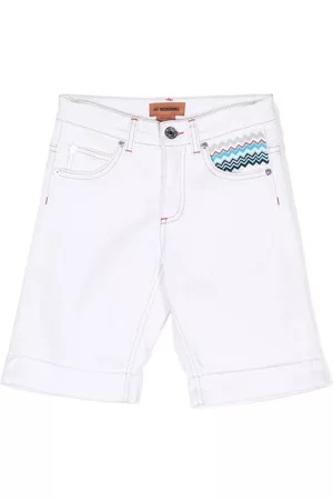 Missoni Bermudas con bordado en zigzag