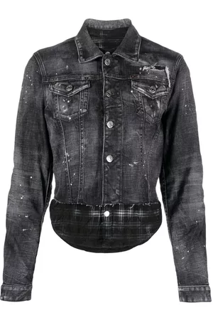 Dsquared2 Chaqueta vaquera con efecto envejecido