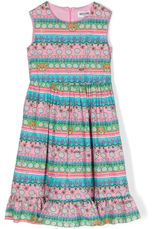 Moschino Vestido con logo estampado