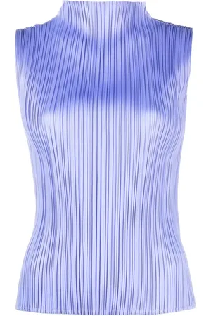 PLEATS PLEASE ISSEY MIYAKE Blusa plisada sin mangas