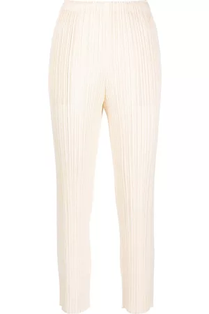 PLEATS PLEASE ISSEY MIYAKE Pantalones capri plisados