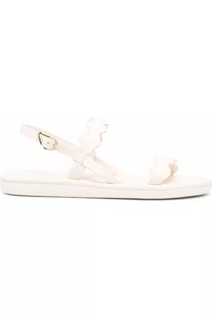 Ancient Greek Sandals Sandalias con tiras festoneadas