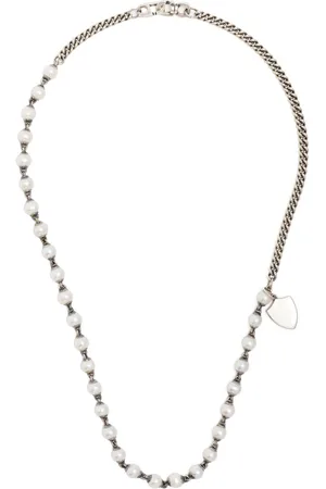 M. COHEN Collar con charm y perla