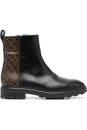 Calvin Klein Botines con monograma estampado
