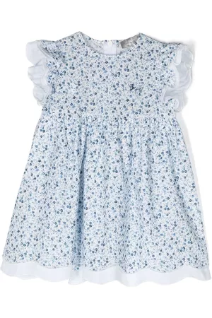 Il gufo Vestido con volantes y estampado floral