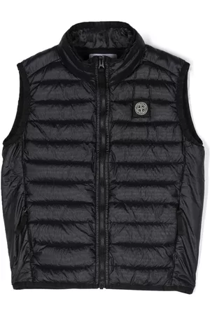 Stone Island Chaleco con parche Compass