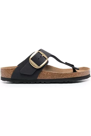 Birkenstock Sandalias Gizeh con hebilla y tacón de 35mm