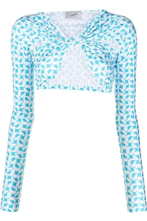 COPERNI Top corto fruncido