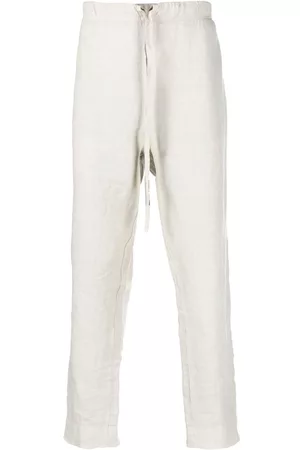 NICK FOUQUET Pantalones rectos con cintura con cordones