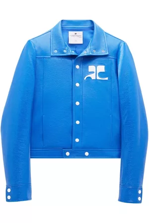 Courrèges Sobrecamisa con parche del logo