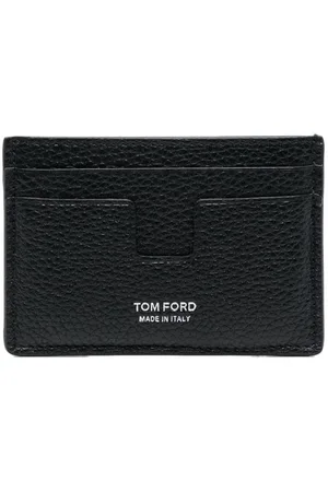 Tom Ford Tarjetero con logo estampado