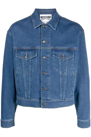 Moschino Chaqueta vaquera con logo bordado