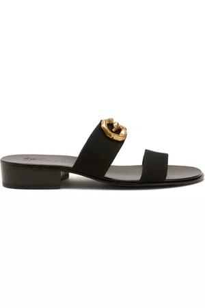 Giuseppe Zanotti Sandalias con placa del logo