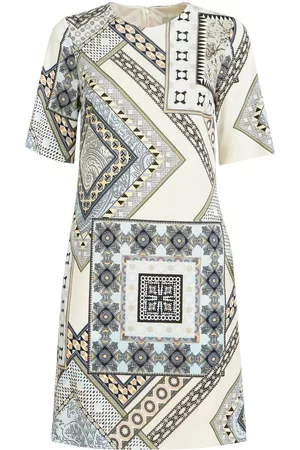 Etro Vestido ajustado con estampado patchwork