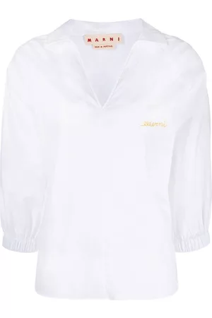 Marni Blusa con cuello en V