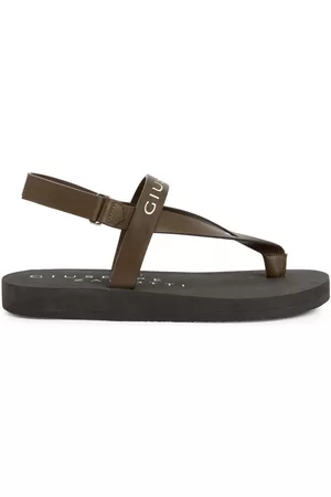 Giuseppe Zanotti Sandalias Khais con logo estampado