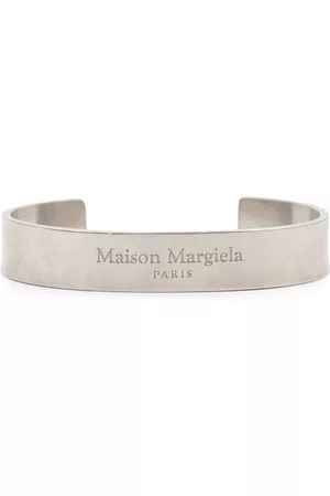 Maison Margiela Brazalete con logo en relieve