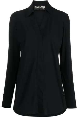 CHIARA BONI Camisa Atena Slim de manga larga