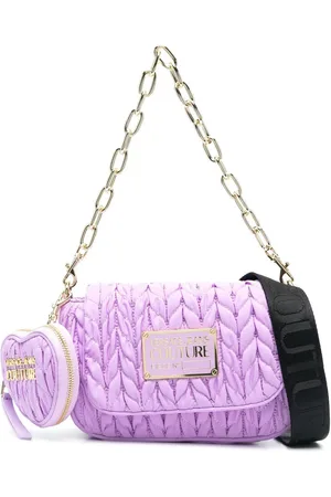 VERSACE Bolso de hombro de metalassé
