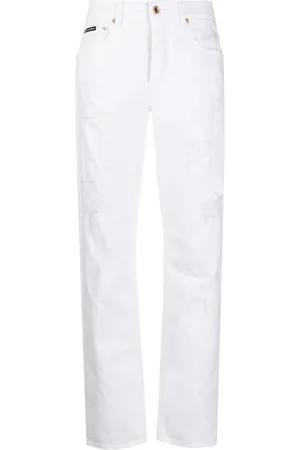 Dolce & Gabbana Vaqueros boyfriend con efecto envejecido