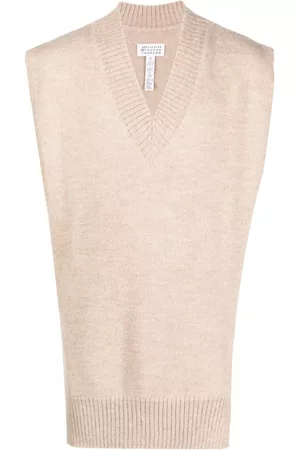 Maison Margiela Chaleco con cuello en V