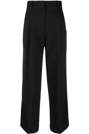 Burberry Pantalones anchos de talle alto