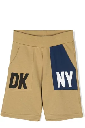 DKNY Pantalones cortos de deporte con logo estampado