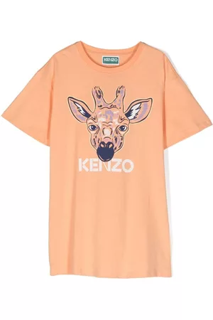 Kenzo Vestido estilo camiseta con motivo de jirafa