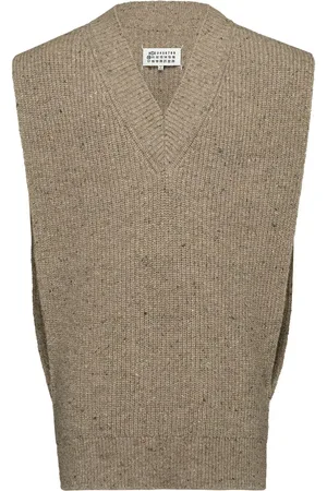 Maison Margiela Chaleco con cuello en V