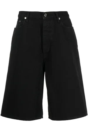 OFF-WHITE Bermudas anchas con parche del logo