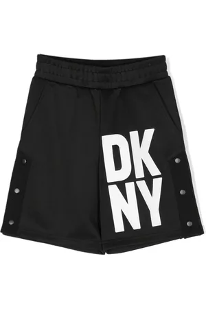 DKNY Pantalones cortos de deporte con logo estampado