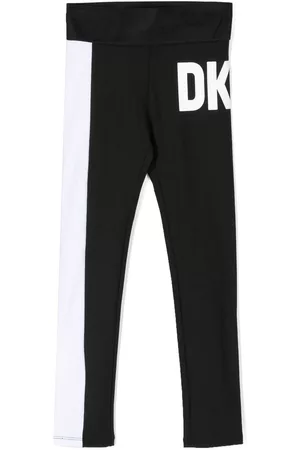 DKNY Leggins con diseño colour block y logo