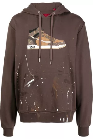MOSTLY HEARD RARELY SEEN Sudadera con capucha y motivo de zapatilla
