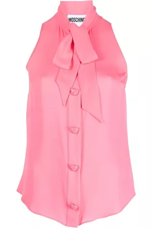 Moschino Blusa con lazo en el cuello