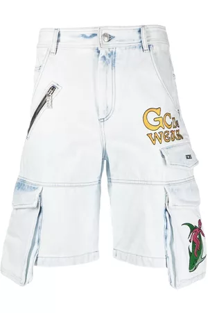 Pantalones vaqueros cortos online blancos hombre