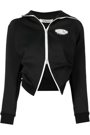 Ground Zero Logo-patch zip-up jacket