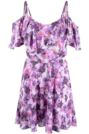 IRO Vestido con hombros descubiertos y volantes