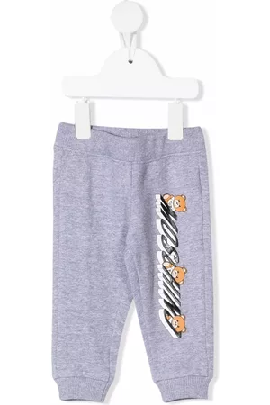 Moschino Pantalones de chándal con logo estampado