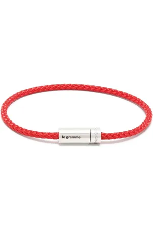 Le Gramme Pulsera Nato con logo grabado