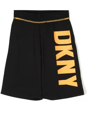DKNY Pantalones cortos de deporte con logo estampado