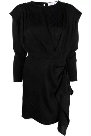 IRO Vestido drapeado de manga larga