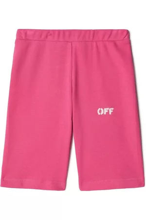 OFF-WHITE Pantalones cortos de chándal con sello del logo