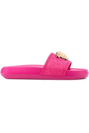 VERSACE Sandalias con placa Palazzo Medusa