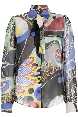 Moschino Blusa con motivo abstracto