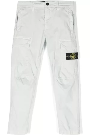 Stone Island Pantalones cargo con motivo Compass