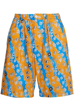Marni Bermudas con margarita estampada