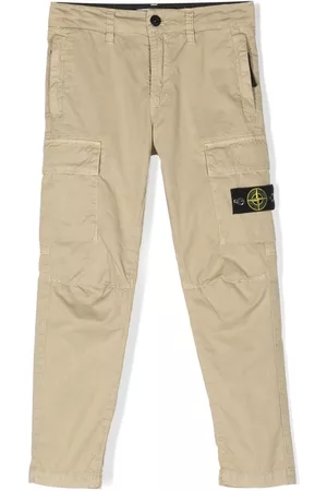 Stone Island Pantalones cargo con motivo Compass