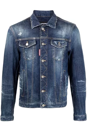 Dsquared2 Chaqueta vaquera con efecto envejecido